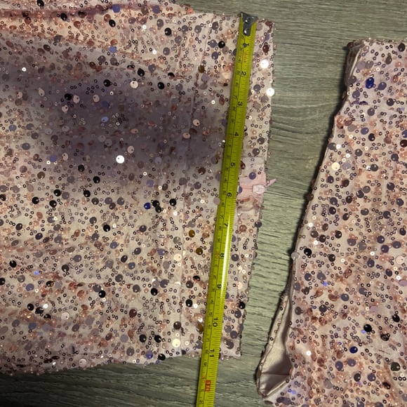 Custom Pink Sequin Skirt Set - Picture 5 of 11